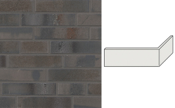Клинкерная плитка угловая Stroeher Brickwerk, 652 moorbraun, 240*115*71*12 мм