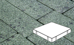Плитка тротуарная Готика, City Granite FINO, Квадрат Б.6.К.10, Порфир, 600*600*100 мм