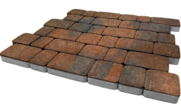 Плитка тротуарная SteinRus Инсбрук Альт А.1.Фсм.4, Native, ColorMix Штайнрус, толщина 40 мм