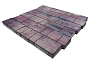 Плитка тротуарная SteinRus Bergamo А.6.Псм.4 гладкая, ColorMix Каратау, толщина 40 мм