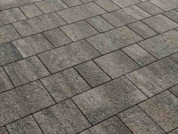 Плитка тротуарная Старый город Б.1.Фсм.6 листопад гранит старый замок, комплект 3 шт, толщина 60 мм