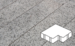 Плитка тротуарная Готика, Granite FINO, Калипсо Б.2.Ф.6, Цветок Урала, 200*200*60 мм