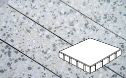 Плитка тротуарная Готика, Granite FINERRO, Квадрат В.4.К.10, Грис Парга, 400*400*100 мм
