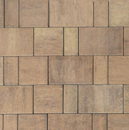 Плитка тротуарная BRAER Старый город Ландхаус Color Mix Прайд, толщина 80 мм