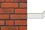 Клинкерная плитка угловая ручной формовки Feldhaus Klinker NF 14 W698 sintra terracotta bario, 240*71*115*14 мм