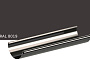 Желоб водосточный KROP STAL для системы D 150/100 мм, RAL 8019, 3 м