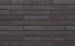 Клинкерная плитка под кирпич King Klinker KING SIZE 05 Black heart гладкая LF, 490*52*14 мм
