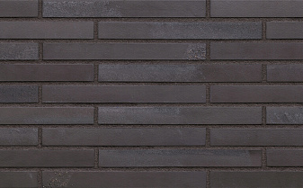Клинкерная плитка под кирпич King Klinker KING SIZE 05 Black heart гладкая LF, 490*52*14 мм