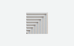 3D-плитка ARCHITECTILES Asperitas облегченная под покраску, № 2 Dos, белый, 120*120*15 мм
