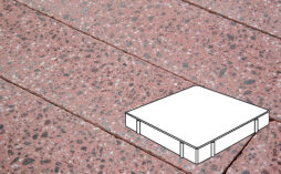Плитка тротуарная Готика, Granite FINO, Квадрат Б.6.К.10, Ладожский, 600*600*100 мм