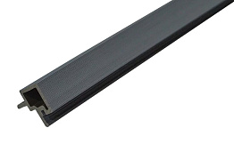 Угловой профиль CM Wall Ebony (Эбен), 4000*219*26 мм