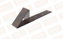 Снегостопор металлический Borge для гибкой черепицы RAL 8019