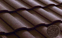 Композитная черепица рядовая Metrotile Roman Brown