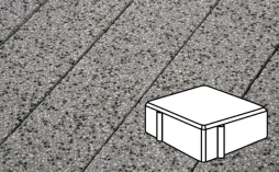 Плитка тротуарная Готика, Granite FINERRO, Квадрат В.1.К.8, Цветок Урала, 100*100*80 мм
