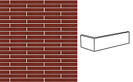 Клинкерная плитка угловая King Klinker FREE ART 06 Note of cinnamon, 240*52*115*14 мм