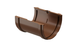 Соединитель желобов Docke PREMIUM, каштан