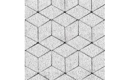 Плитка тротуарная SteinRus Полярная звезда Б.5.Ф.8 Backwash, Эльтон, 200*200*80 мм