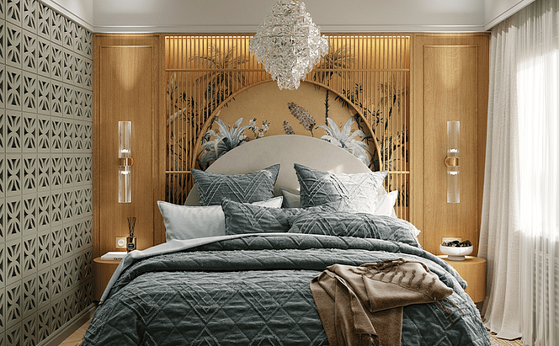 Декоративный бриз-блок Mesterra Cobogo 0201, под покраску, 250*250 мм