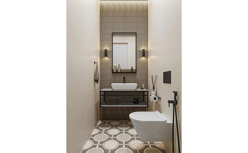 Керамогранит KERAMA MARAZZI Джиминьяно серый светлый лаппатированный обрезной, 1195*600*9 мм