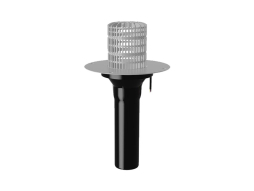Воронка кровельная с ПВХ фартуком с обогревом FACHMANN VO-PVC 110x450