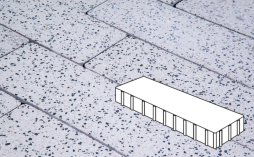 Плитка тротуарная Готика, City Granite FINO, Плита Б.3.П.10, Покостовский, 500*125*100 мм