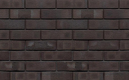 Кирпич клинкерный Westerwaelder Klinker WK 85KS, Eisenschmelz-Schwarzbraun Kohle Spezial, 240*55*71 мм