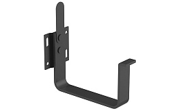 Плоский металлический кронштейн Galeco короткий для системы STAL 2 D 125/80*80 мм, RAL 7015