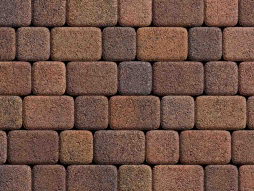 Плитка тротуарная Классико А.4.КО.4 листопад гранит арабская ночь, комплект 2 шт, толщина 40 мм