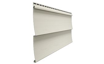 Виниловый сайдинг Docke STANDARD Елочка D5C Сливки, 3000*254 мм