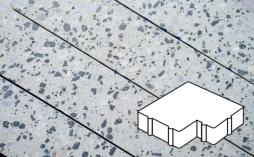 Плитка тротуарная Готика, City Granite FINO, Калипсо Б.2.Ф.6, Грис Парга, 200*200*60 мм