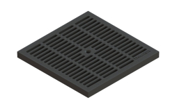 Решетка пластиковая Standartpark PolyMax Basic РВ-28.28-ПП к дождеприемнику 300*300 мм