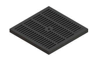 Решетка пластиковая Standartpark PolyMax Basic РВ-28.28-ПП к дождеприемнику 300*300 мм