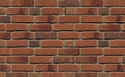 Кирпич облицовочный ручной формовки Muhr Nr 63, Selbourne Multi Red Stock, 210*45-50*65 мм