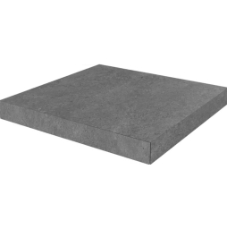 Ступень угловая клееная KERAMA MARAZZI Фондамента пепельный необрезная, 330*330*9 мм