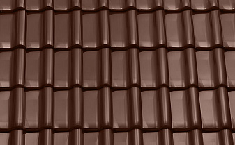 Керамическая черепица рядовая TONDACH Samba 11 (Sensaton 11), Brown glazed