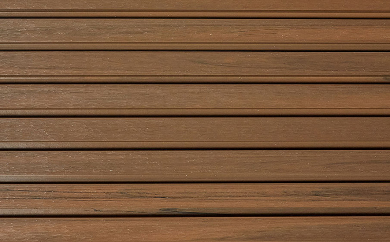 Реечная фасадная панель из ДПК CM Wall Dual Teak (Тик), 4000*219*26 мм
