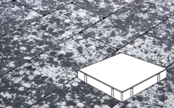 Плитка тротуарная Готика, Granite FINO, Квадрат Б.5.К.12, Диорит, 500*500*120 мм