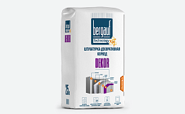 Декоративная штукатурка Bergauf DEKOR короед, зима, 25 кг