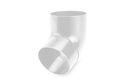 Колено Galeco 67 градусов для системы PVC D 130/100 мм, RAL 9010