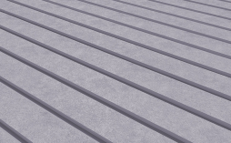 Фиброцементная панель CLADBOARD линеарная 1, полированная, светло-серая, 2400*1200*8 мм