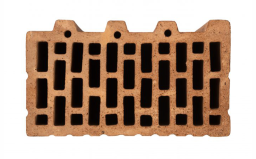 Керамический блок Kerakam 25+ доборный, 3,6 НФ, М100, 129*250*219 мм
