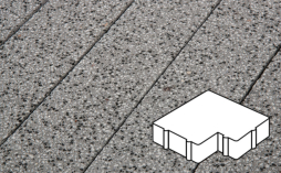Плитка тротуарная Готика, Granite FINERRO, Калипсо Б.2.Ф.6, Цветок Урала, 200*200*60 мм