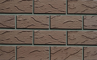 Кирпич облицовочный Кротовский КЗ Классика Шоколад рустик 250*120*88 мм