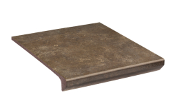 Клинкерная ступень с капиносом Paradyz Ilario Braun, 330*300*11 мм