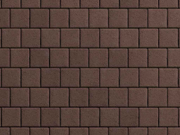 Плитка тротуарная Квадрат А.3.К.4 гранит коричневый, 100*100*40 мм