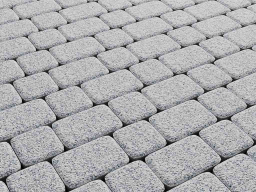 Плитка тротуарная Классико А.4.КО.4 стоунмикс белый с черным, комплект 2 шт, толщина 40 мм