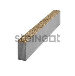 Тротуарный бордюр садовый Steingot, Премиум, Песчаный гранит (Grano), 1000*200*80 мм