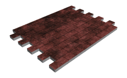 Плитка тротуарная SteinRus Прямоугольник А.6.П.4, гладкая, Гриффин, 200*100*40 мм