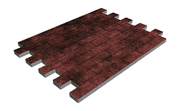 Плитка тротуарная SteinRus Прямоугольник А.6.П.4, гладкая, Гриффин, 200*100*40 мм