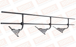 Кровельное ограждение Borge для черепичной кровли оцинкованное RAL 7024, 300*60 см